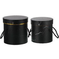  2 Pcs Boîte D'emballage De Fleurs Bacs Ã Coffrets Cadeaux Portables