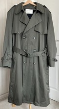 Trench coat doppiopetto verde oliva Towne From London Fog taglia 46R vintage