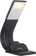 OriFiil LED Book Light Clip Reading Lights, 3 Color Modes Brightness Adjustable