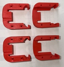 4 Pack HEAVY DUTY Milwaukee M18 Battery Holder MADE IN USA. Battery not included
