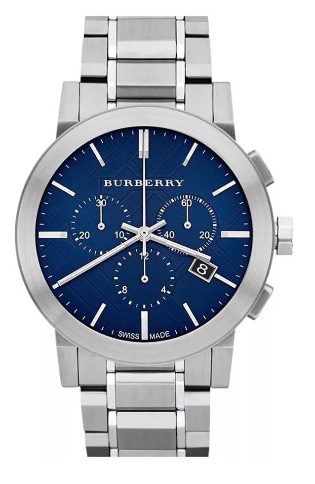BURBERRY The City BU9363 Blue Dial 42mm Stainless Steel Mens Watch-image