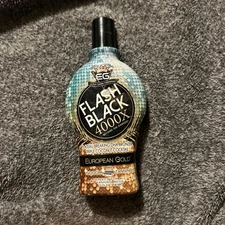Flash Black Ultra Dark 4000X DHA Bronzer Indoor Tanning Bed Lotion 12oz