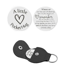 Sobriety Keychain Pocket Hug Gift for Recovery Encouragement Reminder Token