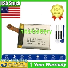 Battery For Apack APP00276 Digital Smart watch 330mAh 3.8V Li-ion battery USA