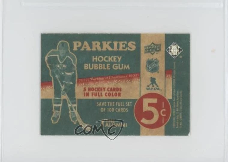 2022 Parkhurst Champions 51 Retros Legends Wrapper Back Peter Forsberg #R-91 HOF - Image 2 of 2
