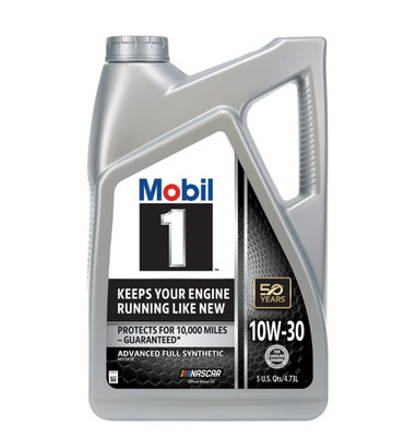 Mobil 1 Advanced Full Synthetic Motor Oil 10W-30, 5 Quart . NEW