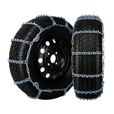 V-bar Tire Chains 2 Pack Car Suv 14 To 18 Snow Ice Traction