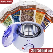 200/500ML Electric Wax Heater Hot Wax Machine Paraffin Pot Warmer Hair Removal W