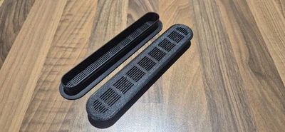 Vivexotic Compatible Vivarium Air Vent Pack Of 2 - Black