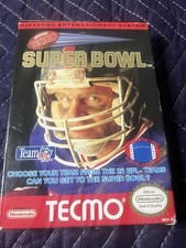 Tecmo Super Bowl NES CIB Complete in Box w/ Manua1991 Nintendo NFL Tested.