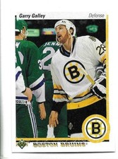 GARRY GALLEY 1990-91 UPPER DECK ROOKIE CARD NEAR MINT CONDITION. rookie card picture