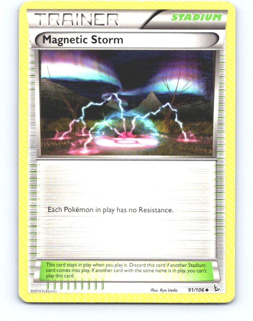 Magnetic Storm 91/106 Uncommon Flashfire Pokemon Near Mint