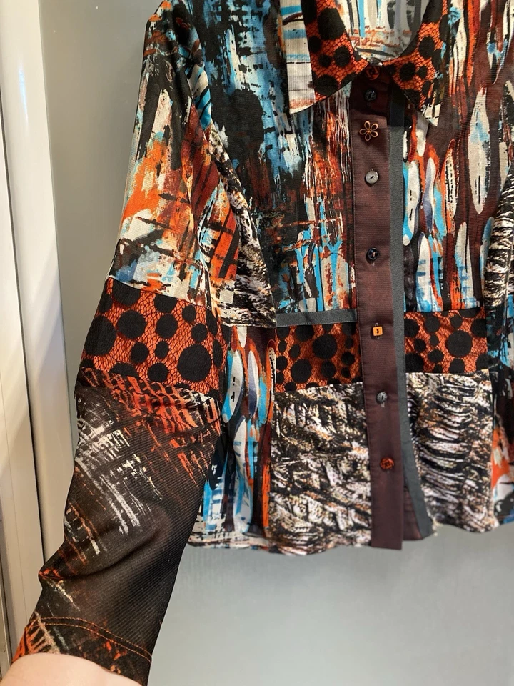 chemise femme christine laure neuve sans étiquette taille 2 - Photo 4/4