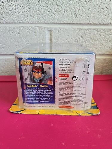 New Vintage Fisher Price rescue Heroes Matt Medic Gripping Jaws Of Life 2002 Toy - Picture 12 of 12