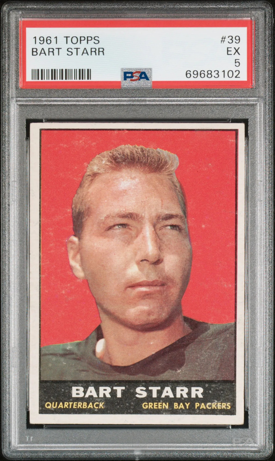 1961 Topps Bart Starr #39 PSA 5