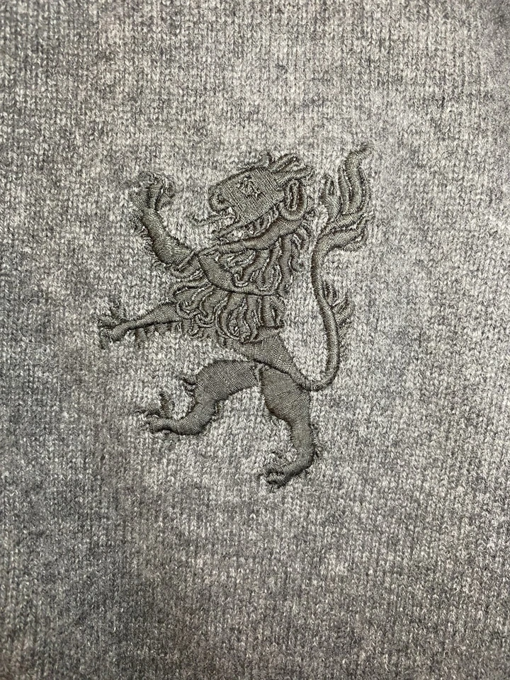 Dirty English By Juicy Couture 100% Cashmere Zip Up Sweater Size Large - Image 2 of 4