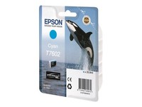 Epson Original T7602 Druckerpatrone Cyan 25,9Ml (C13T76024010)