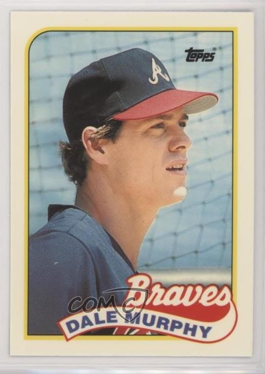 1989 Topps Collector's Edition (Tiffany) Dale Murphy #210 h6c