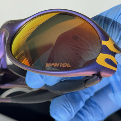 BRAIN DEAD X OAKLEY EYE JACKET SUNGLASSES - MOONSCAPE/PRIZM RUBY