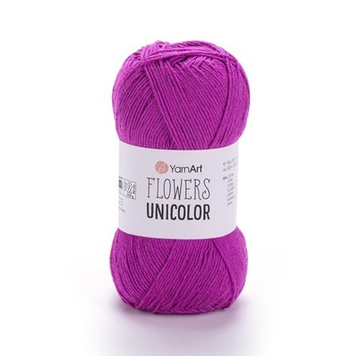 YarnArt Flowers Unicolor   55% Cotton, 45% Acrylic   50g (1.76 oz), 218 750