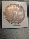 1 Ounce Silver Round Standing Liberty Design .999 Fine 1986