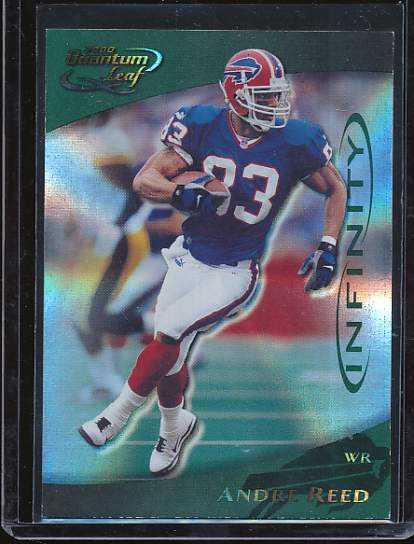 ANDRE REED 2000 QUANTUM LEAF GREEN INFINITY 082/100
