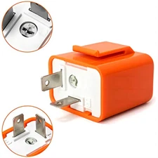 2 Pin Motorcycle LED Flasher Relay Turn Signals Blinker Indicator Relays