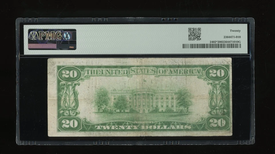 Certificado de oro DBR 1928 $20 ESTRELLA Fr. 2402* PMG VF-20 Serie *00184632A Foto 2 de 2