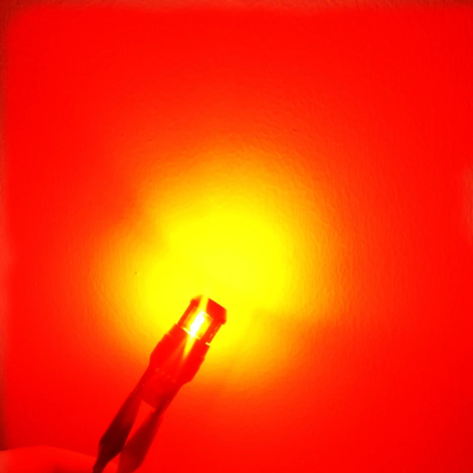 LED Red Light Bulbs Rear Turn Signal Taillight Brake Light Bulb for Ford Lincoln - Image 4 of 4