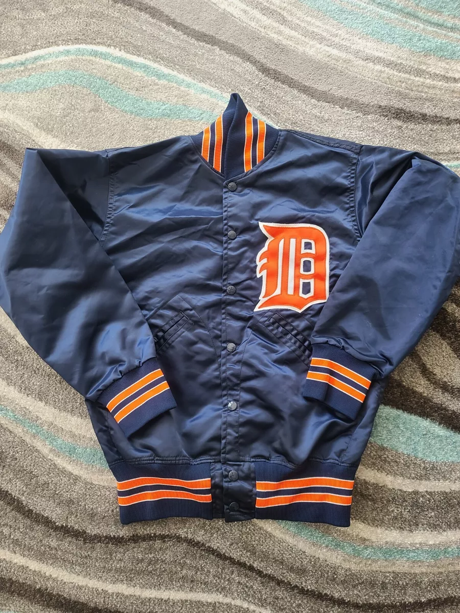 Vintage Detroit Tigers Wilson Team Issued Satin Jacket Men s Size