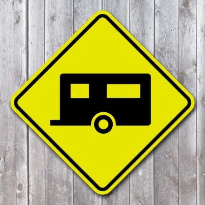 Trampolinme Sign Rv Camper RV Caravan Trailer 16 Inch Diag Aluminum Indoor Outdoor Sign | eBay