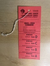 1979 NL Championship Pirates Field/ClubhouseMLB Baseball Press Pass Ticket B2747