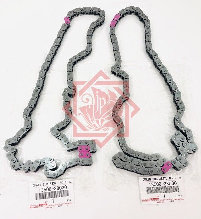 TOYOTA GENUINE 13506-38030 CHAIN 2 PCS SET TUNDRA SEQUOIA TOYOTA GENUINE 13506-38030 CHAIN 2 PCS SET TUNDRA SEQUOIA