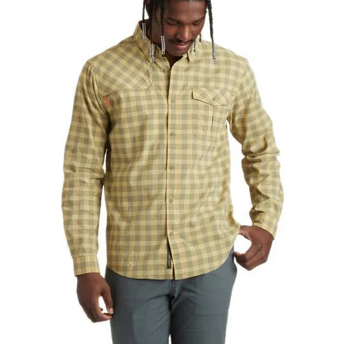 Howler Brothers Mens Matagorda Long Sleeve Snap Shirt Size Large - Picture 2 of 16