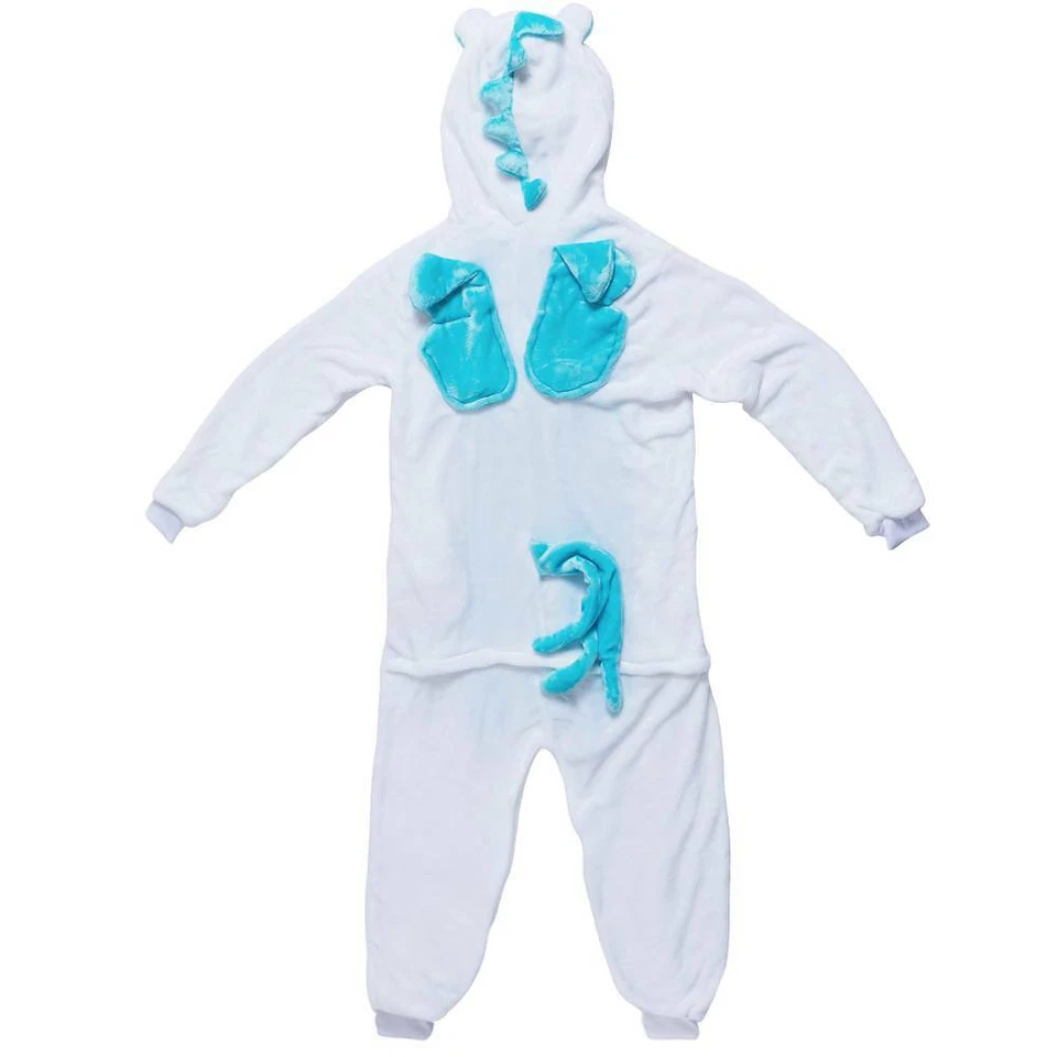 Jumpsuit Damen Herren Erwachsene Kostüm Anzug Pyjama Schlaf-Anzug Overall ZC - Bild 3 von 4