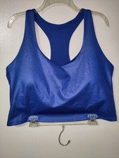 Fabletics Principal Motion 365 Low Impact Sports Bra 1X Lazuli Blue Shine NEW