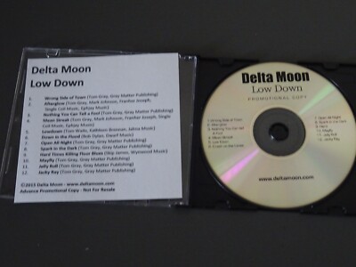 DELTA MOON - LOW DOWN / PROMO-ALBUM-CD 2015