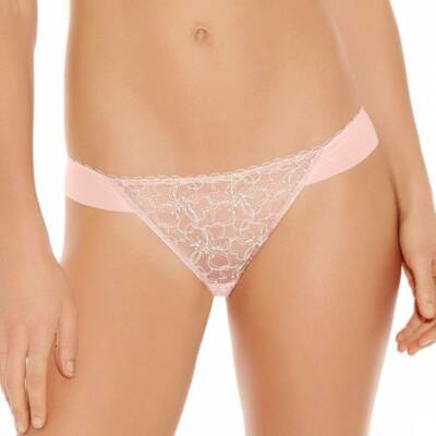 Wacoal Cherish Brazilian Slip Gr. XL 16 18 Rose Petal Pink Tanga 113007 Neu