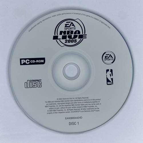 NBA Live 2005 PC Cd-Rom Game Video Game Complete Italian Pal - Picture 4 of 5