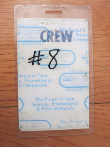 Steven Tyler signed laminate coa + proof! Aerosmith autographed backstage pass - Picture 2 of 3
