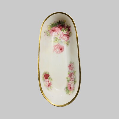 Z S & C Bavaria Celery Relish Dish Roses