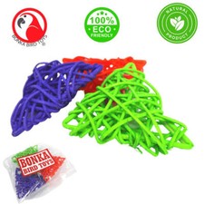 2269 Pk3 Colored Vine Triangles Foot Talon Craft Part Bird Toys