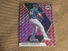 2021 Panini Mosaic #86 Jesus Luzardo Pink Camo Prizm Nmmt