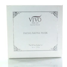 VIVO Per Lei Dead Seas Mineral FACIAL SAUNA MASK1.7 oz The White Collection 