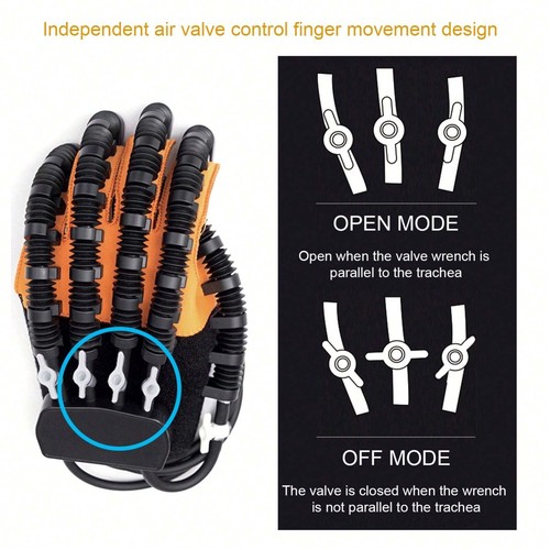 Stroke Recovery Gloves - Hand Rehab Orthosis for Hemiplegia Relief - Picture 5 of 48