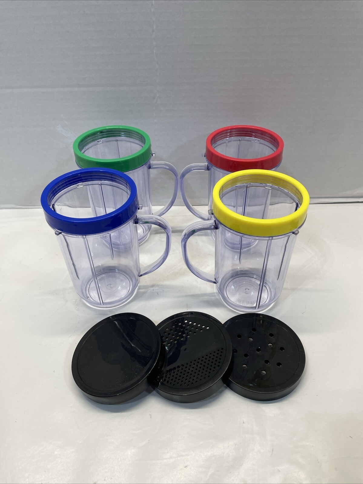 Magic Bullet MB1001 Personal Blender Replacement Cups w/colo