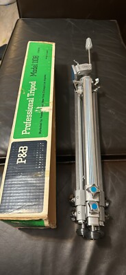 Adjustable P & B Professional Tripod Model 1108 ~ Lightly Used