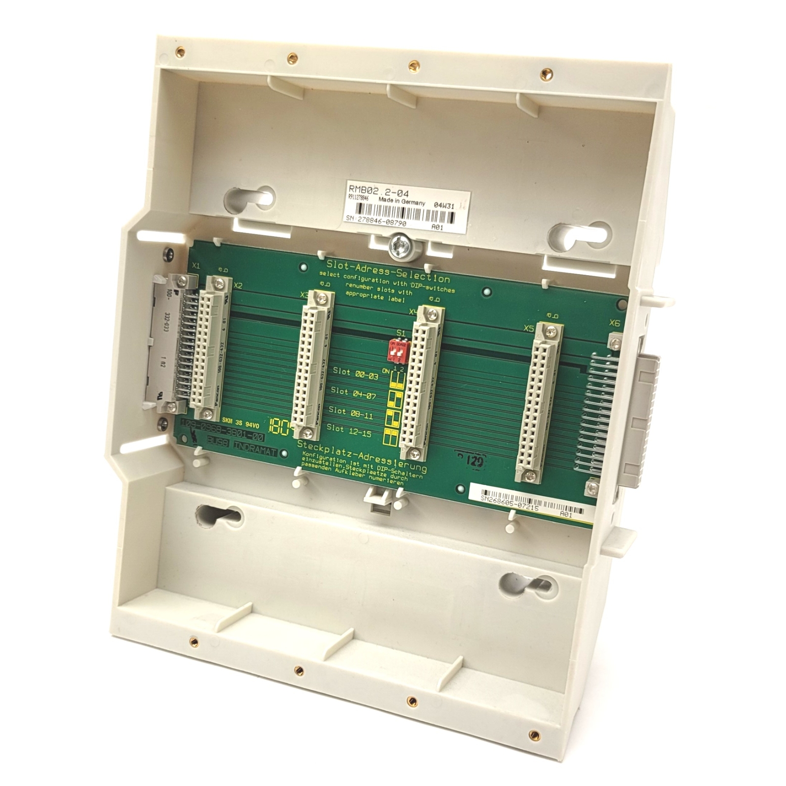 Bosch Rexroth RMB02.2-04 RECO Base Rack Module 4-Slot