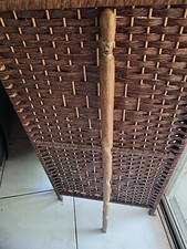 Wooden Hand Carved Rattlesnake Walking Stick African Tribal