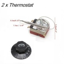 2 x Tea and Coffee Urn Thermostat 30-110℃ 240V AC 10A -16A